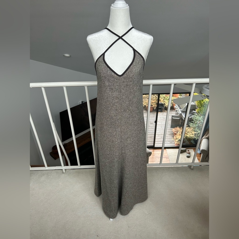 Natural couture Japanese brand maxi tweed dress one size kawaii earth whimsigoth